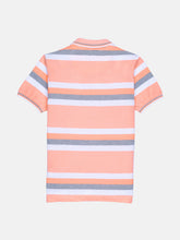 Boys Striped Polo T-shirt